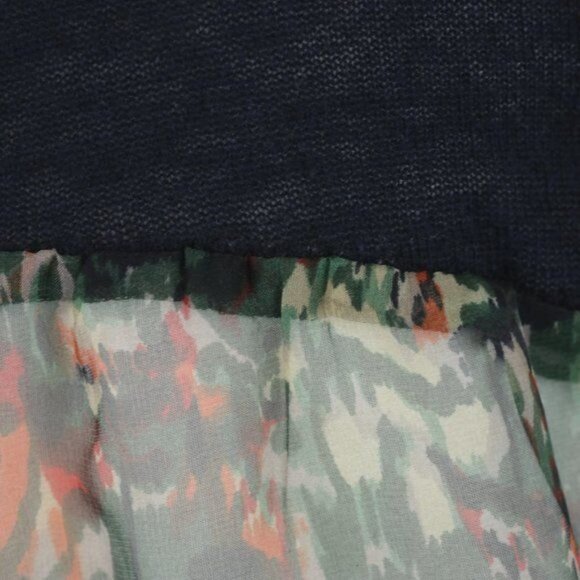 Anthropologie Yellow Bird Women's Small Black Button Up Sheer Back Cardigan - Picture 5 of 8